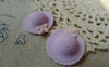 Accessories - 10 Pcs Of Resin Purple Bow Summer Hat Cameo Size 26x29mm A5609