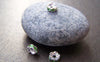 Accessories - 10 Pcs Of Silver Tone Green Rhinestone Rondelle Spacer Beads 6mm A2145