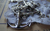 Accessories - 10 Pcs Of Tibetan Silver Antique Silver Anchor Charms 24x32mm A1275
