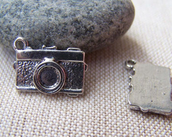 Accessories - 10 Pcs Of Tibetan Silver Antique Silver Camera Charms 13x17mm A1789