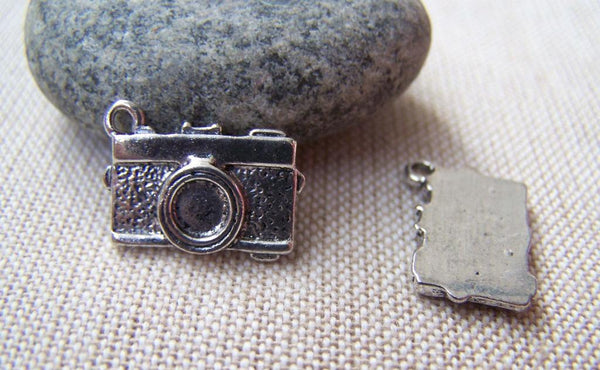 Accessories - 10 Pcs Of Tibetan Silver Antique Silver Camera Charms 13x17mm A1789