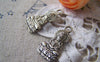 Accessories - 10 Pcs Of Tibetan Silver Antique Silver Goddess Of Mercy Guanyin Buddha Charms 14x26mm Double Sided A2685