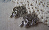 Accessories - 10 Pcs Of Tibetan Silver Antique Silver Halloween Lady Mask Charms  19x29mm   A4477