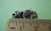 Accessories - 10 Pcs Of Tibetan Silver Antique Silver Lovely Owl Charms 12.5x21.5mm A1856