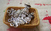 Accessories - 10 Pcs Of Tibetan Silver Antique Silver Lovely Owl Charms Double Sided  10x22mm A1846
