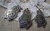 Accessories - 10 Pcs Of Tibetan Silver Antique Silver Lovely Rabbit Charms 14x25mm A1167