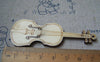 Accessories - 10 Pcs Of Wooden Violin Charms Pendants Size 27x73mm A4773