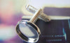 Accessories - 10 Pcs Silver Cufflinks Blanks With 12mm Round Bezel Settings  A2196
