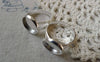 Accessories - 10 Pcs Silver Tone Brass Adjustable Ring Blank Shank Base With 12mm Bezel  A6266