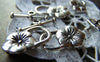 Accessories - 10 Sets Antique Silver Flower Toggle Clasps 13x20mm A1264