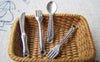 Accessories - 10 Sets Of Antique Silver Fork Knife Spoon Tableware Charms A843
