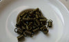 Accessories - 100 Pcs Antique Bronze Steel Spring Necklace Head Spring Coil Cord End Connector 4.5x8mm A5541