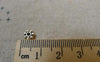 Accessories - 100 Pcs Antique Silver Daisy Spacer Beads 6mm A5628
