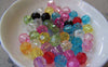 Accessories - 100 Pcs Of Acrylic Faceted Ball Beads Assorted Color 8mm A2317