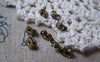 Accessories - 100 Pcs Of Antique Bronze Brass Butterfly Backs Backings Earnuts Earring Stoppers 3.5x5mm A5160