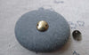 Accessories - 100 Pcs Of Antique Bronze Brass Curved Disc Connectors 8mm A7698