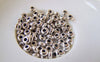 Accessories - 100 Pcs Of Antique Silver Smooth Round Rondelle Spacer Beads 5mm A5423