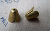 Accessories - 100 Pcs Of Antiqued Bronze Filigree  Four Leaf Flower Cone Bead Caps 10x12mm A2104