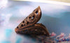 Accessories - 100 Pcs Of Antiqued Copper Filigree Cone Bead Caps 16x16mm A2713