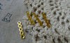 Accessories - 100 Pcs Of Gold Plated Five Hole Connectors 3.5x17mm A5466