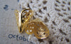 Accessories - 100 Pcs Of Gold Tone Filigree Cone Bead Caps 16x16mm A4446