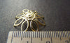 Accessories - 100 Pcs Of Gold Tone Filigree Flower Beads Cap 19mm  A5326