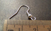 Accessories - 100 Pcs Of Silver Tone Fish Ball Hook Earwire Findings 18mm A3617