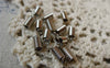 Accessories - 100 Pcs Of Silvery Gray Steel Spring Necklace Head Spring Coil Cord End Connector 4.5x9mm A5542