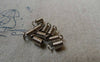 Accessories - 100 Pcs Of Silvery Gray Steel Spring Necklace Head Spring Coil Cord End Connector 4x8mm A5543