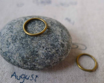 Accessories - 150 Pcs Of Antique Bronze Jump Rings 12mm 16gauge A5360