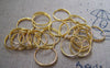 Accessories - 150 Pcs Of Gold Tone Split Rings 12mm A2183