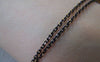 Accessories - 16 Ft (5m) Of Black Textured Brass Oval Cable Chain 1.5x2.2mm A4414
