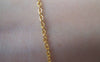 Accessories - 16ft (5m) Of 16K Gold Plated Non Tarnish Brass Flat Oval Cable Chain Link 2mm A5020