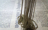 Accessories - 16ft (5m) Of Antique Bronze Brass Bead Chain 1.2mm A3994