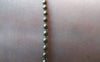Accessories - 16ft (5m) Of Antique Bronze Brass Bead Chain 2mm A2722
