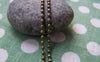 Accessories - 16ft (5m) Of Antique Bronze Brass Bead Chain 2mm A2722