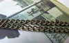 Accessories - 16ft (5m) Of Antique Bronze Brass Thick Curb Chain Link Size 3mm A2027