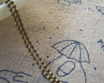 Accessories - 16ft (5m) Of Antique Bronze Iron Bead Chain 1.5mm A2386