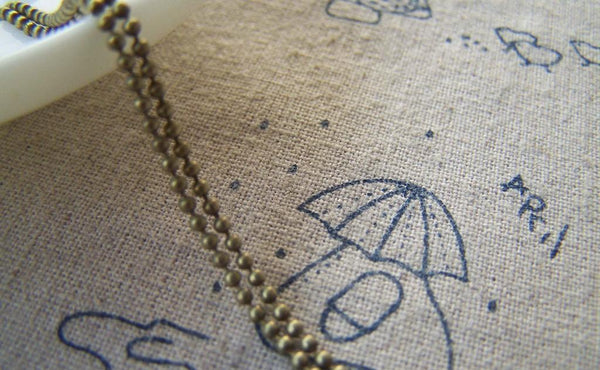 Accessories - 16ft (5m) Of Antique Bronze Iron Bead Chain 1.5mm A2386