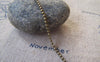 Accessories - 16ft (5m) Of Antique Bronze Iron Bead Chain 1.5mm A2386