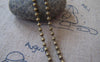 Accessories - 16ft (5m) Of Antique Bronze Iron Bead Chain 2.4mm A4154