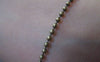 Accessories - 16ft (5m) Of Antique Bronze Iron Bead Chain 2.4mm A4154