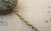 Accessories - 16ft (5m) Of Antique Bronze Steel Cable Chain Link 3.7x5mm A5280