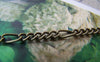 Accessories - 16ft (5m) Of Antique Bronze Steel Figaro Chain Link 3.5mm A4428