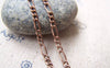 Accessories - 16ft (5m) Of Antique Copper Brass Figaro Chain Link 2.5x6mm A3035