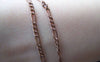 Accessories - 16ft (5m) Of Antique Copper Brass Figaro Chain Link 2.5x6mm A3035