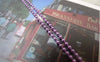 Accessories - 16ft (5m) Of E-Coating Purple Tone Brass Bead Chain Ball Chain 1.5mm A7377
