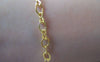 Accessories - 16ft (5m) Of Gold Plated Brass Flat Figure 8 Connector Chain  A5021