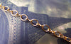 Accessories - 16ft (5m) Of Gold Tone Brass Figure 8 Connector Chain  A4034