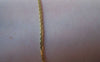 Accessories - 16ft (5m) Of Gold Tone Brass Flat Snake Chain Cobra Chain Size 0.8mm A2496